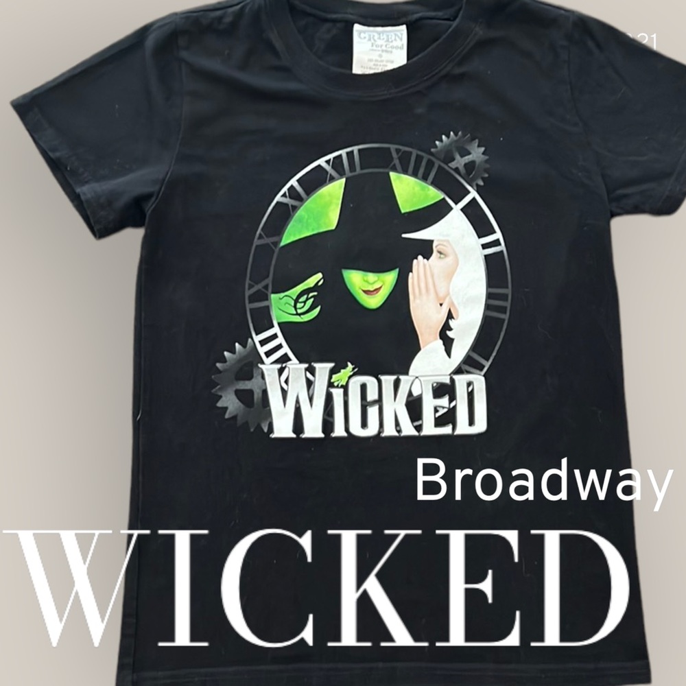 Official Wicked Broadway Musical Defy Gravity youth t shirt